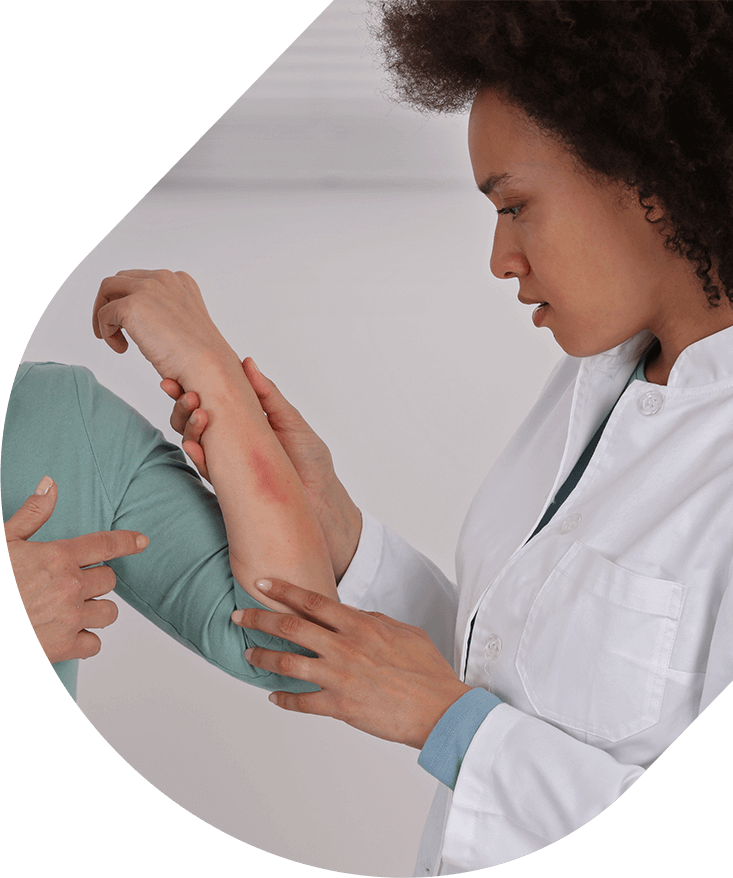 ak dermatology - dermatologist identifies skin damage. Learn about Actinic Keratosis treatment
