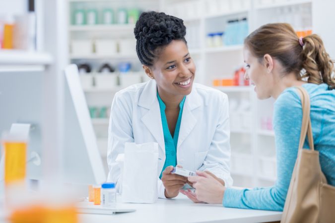 Apotheco - Pharmacy customer asks pharmacist question about medication