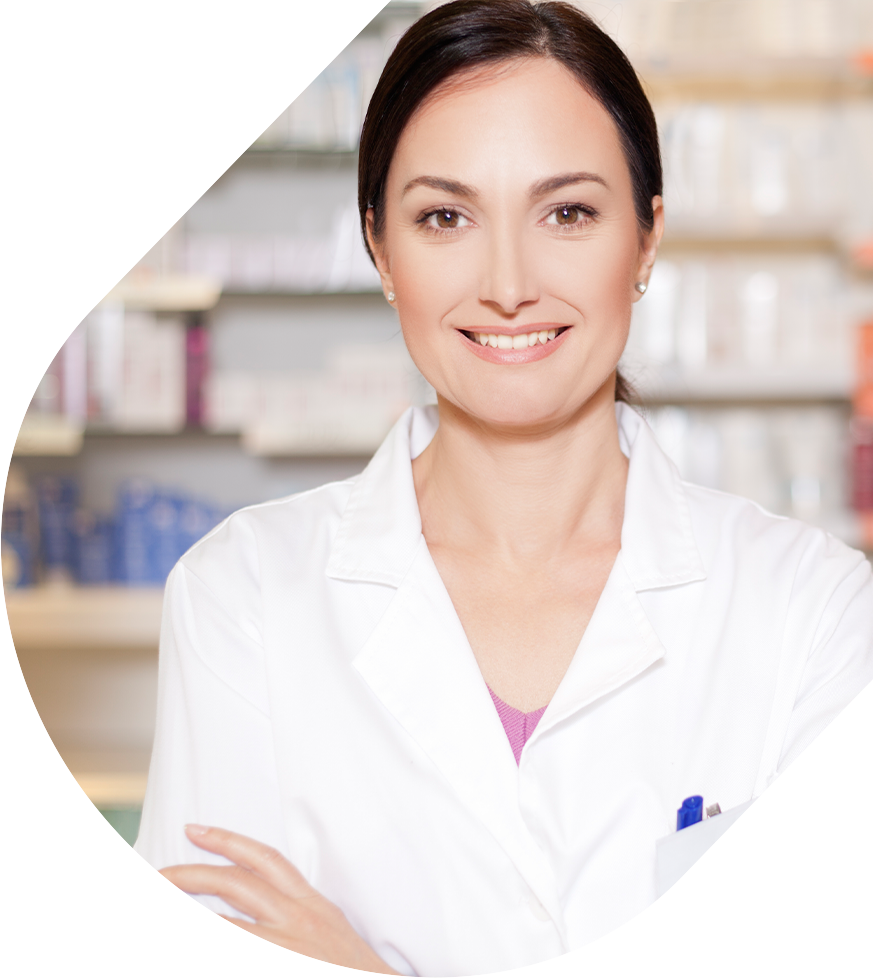 Apotheco About Us Pharmacist Smiling