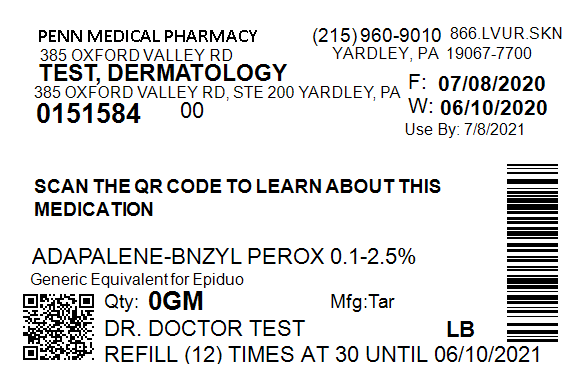 Qr prescription code